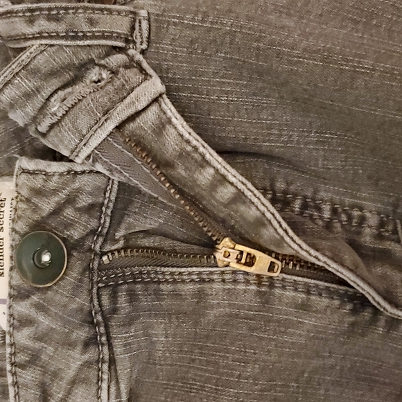Lee Slender Secret Lower On The Waist Women's Gray Jeans - Size 16 Short - Picture 6 of 8